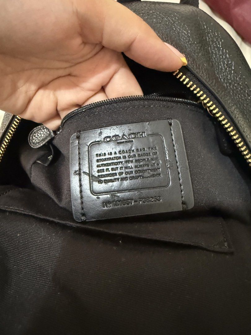 Coach Balck Pebble Leather Mini Backpack (Category: Backpacks) located in Paranaque City. Submitted by by_wsjonig (Listing ID 1459941010, Image 3). Description: Parañaque .
