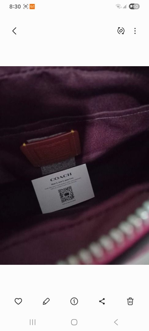 Coach shoulder bag (Category: Luxury Bags & Wallets) located in Bacoor. Submitted by lizincar (Listing ID 1459903395, Image 3). Description: .