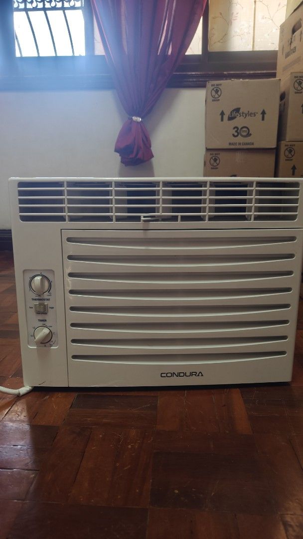 Condura Window Type Aircon WDOZN210EC1 2.5HP (Category: Air Conditioning and Heating) located in Cabuyao City. Submitted by absolution7 (Listing ID 1460010097, Image 1). Description: - Condura Window Type Aircon - Model: WDOZN210EC1 - Cooling Capacity: 2.5kW - Power Input: 850W - Current: 3.7A - Condition: Works well, minor scratches on side casing - Reason for Selling: Upgrading to split type.