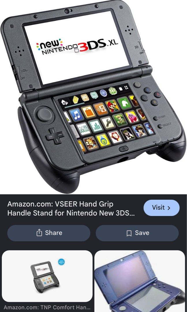 Controller hand grip for Nintendo 3Ds XL/LL (Category: Nintendo) located in Manila. Submitted by nicolezald25729 (Listing ID 1460074659, Image 3). Description: Nintendo 3Ds Handgrip controller For New 3DS XL/LL 📍Loc: Parañaque 💸Mop: Maribank 🚚Mod: Lalamove/Grab Rfs: I have no nintendo 3DS.