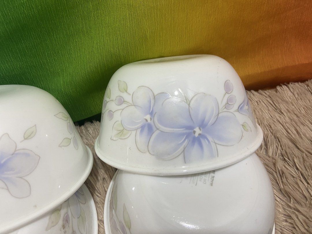 corelle rice bowl (lapinue) (Category: Dinnerware & Cutlery) located in Pasig City. Submitted by jie_russ (Listing ID 1460064055, Image 2). Description: corelle rice bowl used Made in USA 6 pcs for ₱900 .