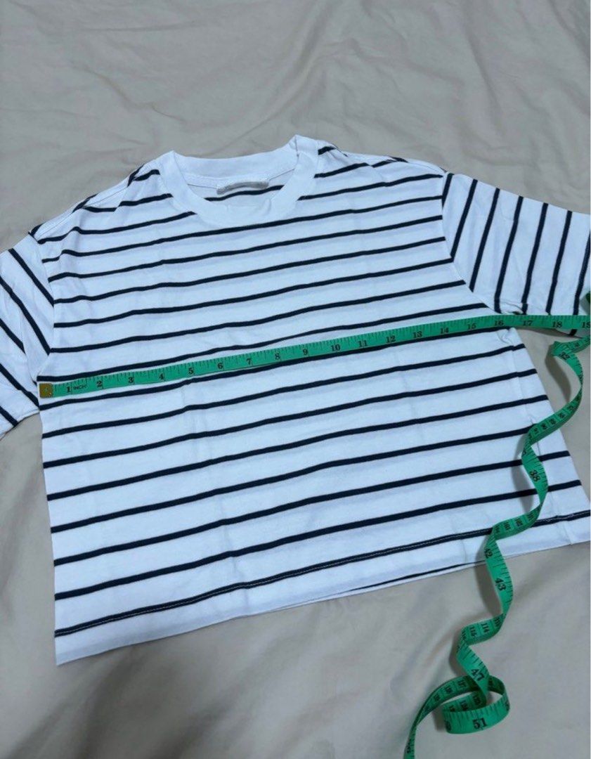 Cotton On Striped Cropped Top (Category: Shirts) located in Quezon City. Submitted by loverosvir (Listing ID 1460060657, Image 3). Description: .