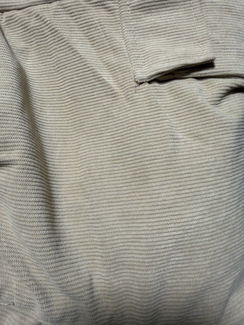 Cream Cargo corduroy pants (Category: Jeans) located in Binan City. Submitted by prelovedbykats_011 (Listing ID 1460053462, Image 3). Description: - cream corduroy cargo pants - good for casual - used twice.