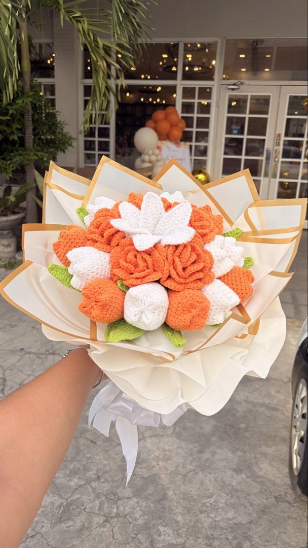 Crochet Flower Bouquets (Category: Handmade Craft) located in Manila. Submitted by keenfox-84bb (Listing ID 1460096934, Image 2). Description: 🌷🧶 flowers that never fade, made just for you. 💐 Handmade crochet flower bouquets crafted with love and a little bit of magic ✨ Perfect for birthdays, anniversaries, monthsaries, graduations, or just because. 🤍 🌸 choose your flowers 🎀 choose your colors 🧶 handmade with love 💐 forever flowers, forev