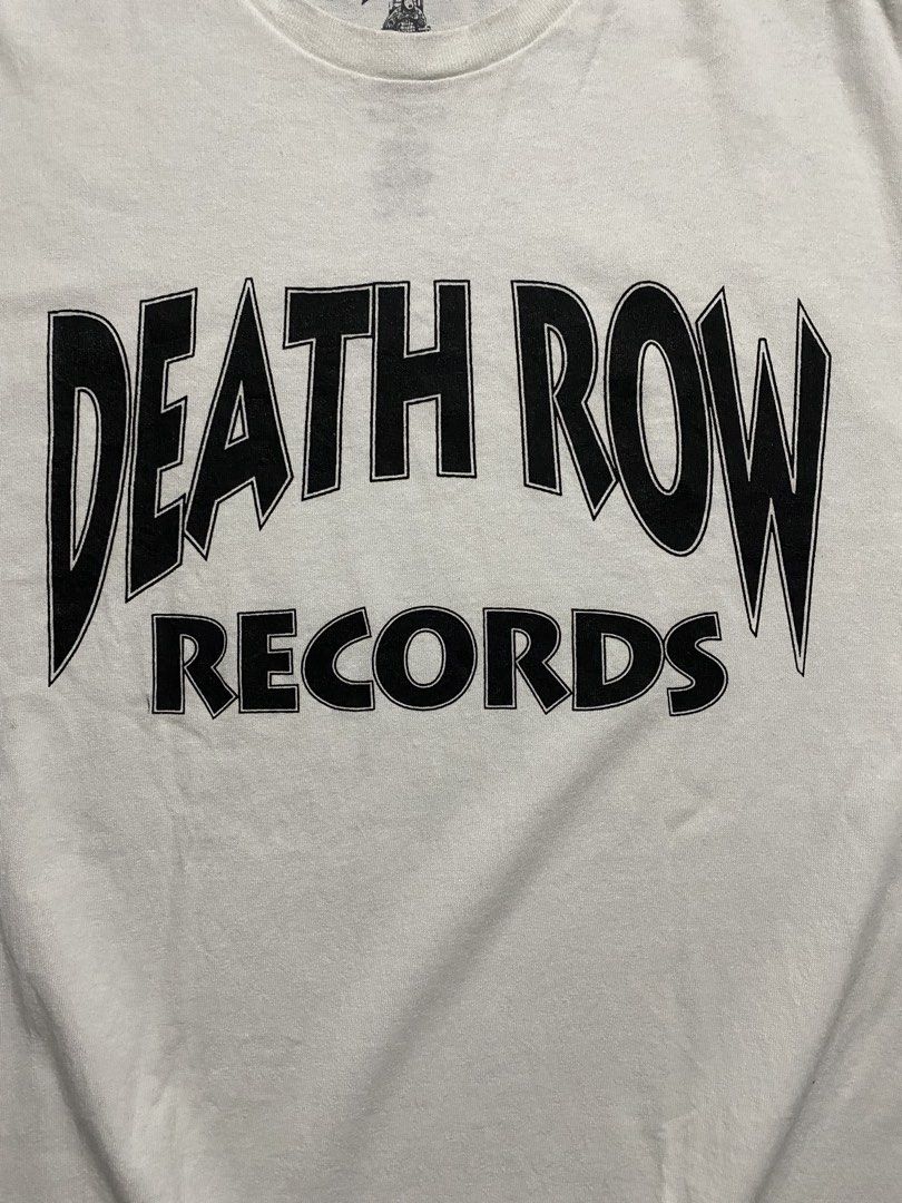 Death Row Records shirt ( authentic ) (Category: Tshirts & Polo Shirts ) located in Goa. Submitted by _rawgallery (Listing ID 1460001865, Image 2). Description: size on tag : m width : 19 length : 28.5 .