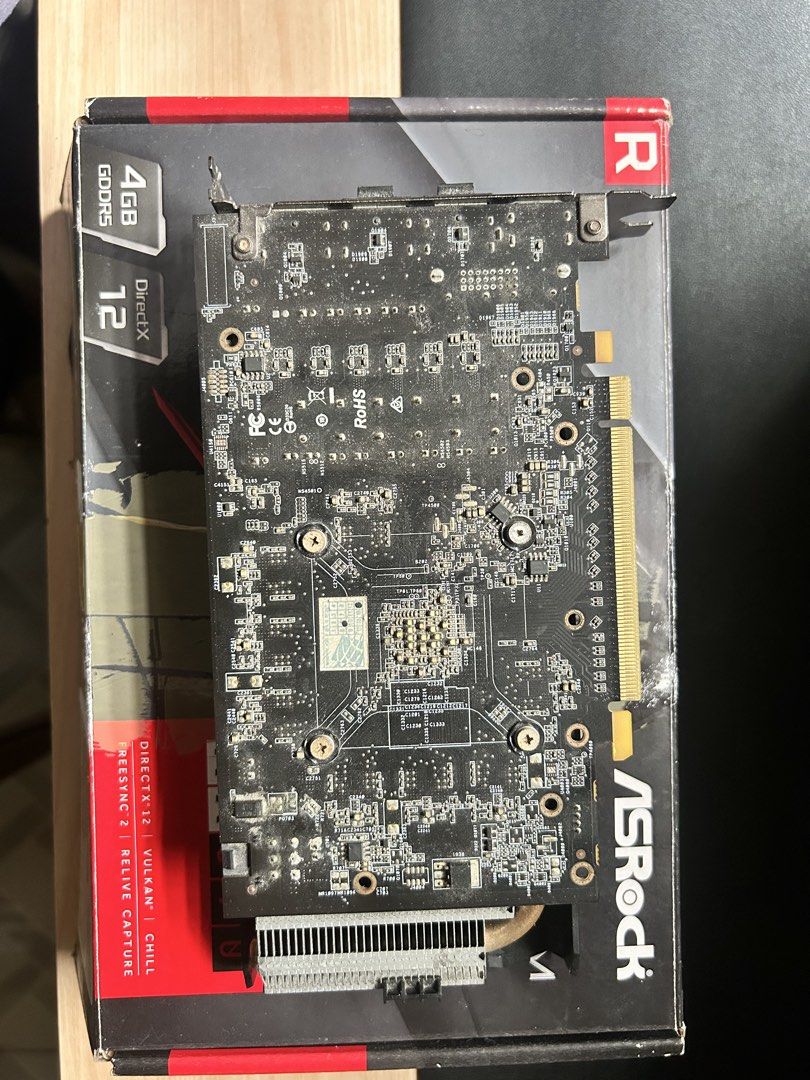 (DEFECTIVE) Asrock RX570 4Gb Phantom Gaming (Category: Computer Parts) located in Manila. Submitted by raymondv. (Listing ID 1459987596, Image 3). Description: Asrock RX570 4gb Phantom Gaming Issue: No display Bought bnew back in 2020 With box, cds, bracket and manual Location: North Caloocan Pick up/Online payment ok Shipping shouldered by buyer.