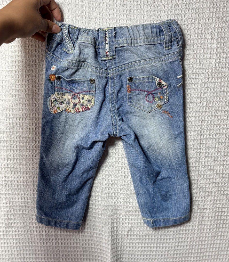Demin pants embroidered details (Category: Babies & Kids Fashion) located in Manila. Submitted by marinonlineshop (Listing ID 1460081098, Image 2). Description: .