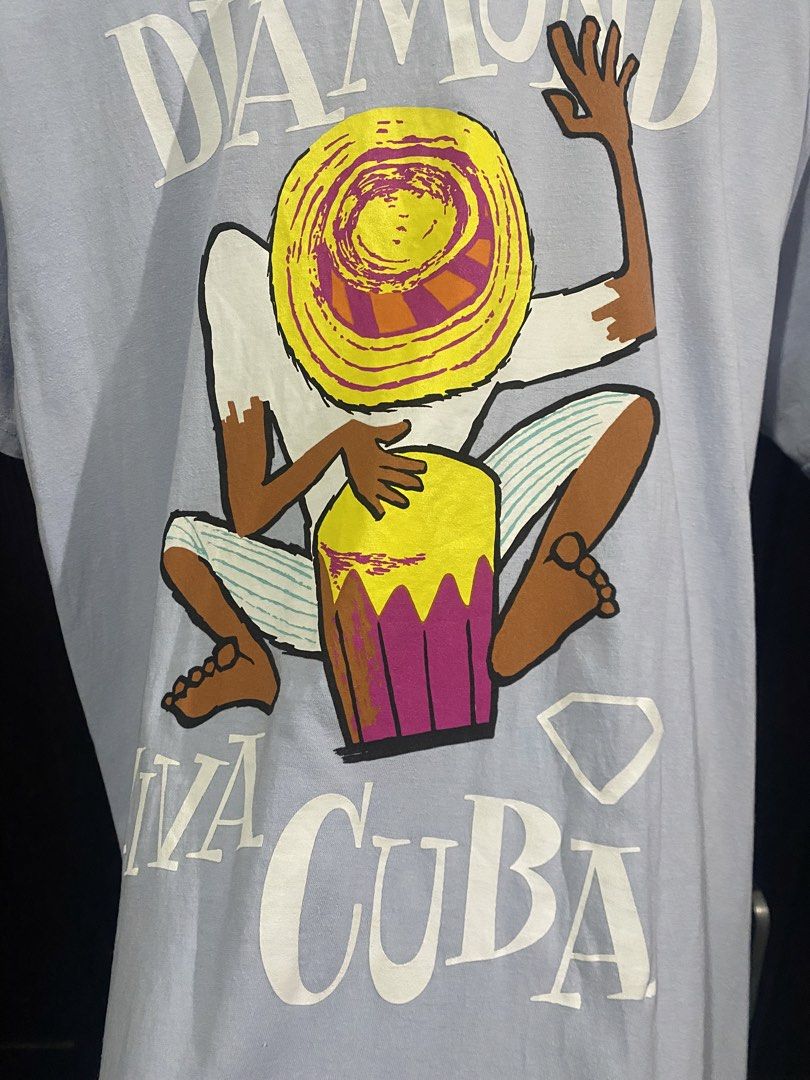 DIAMOND - VIVA CUBA SHIRT (Category: Tshirts & Polo Shirts ) located in Naga. Submitted by junked_garments (Listing ID 1459946246, Image 3). Description: DIAMOND - VIVA CUBA SHIRT CONDITION: EXCELLENT COLOR RATE: 9/10 ISSUE: NONE WIDTH 20” / LENGTH 30” DM ME TO PURCHASE!.
