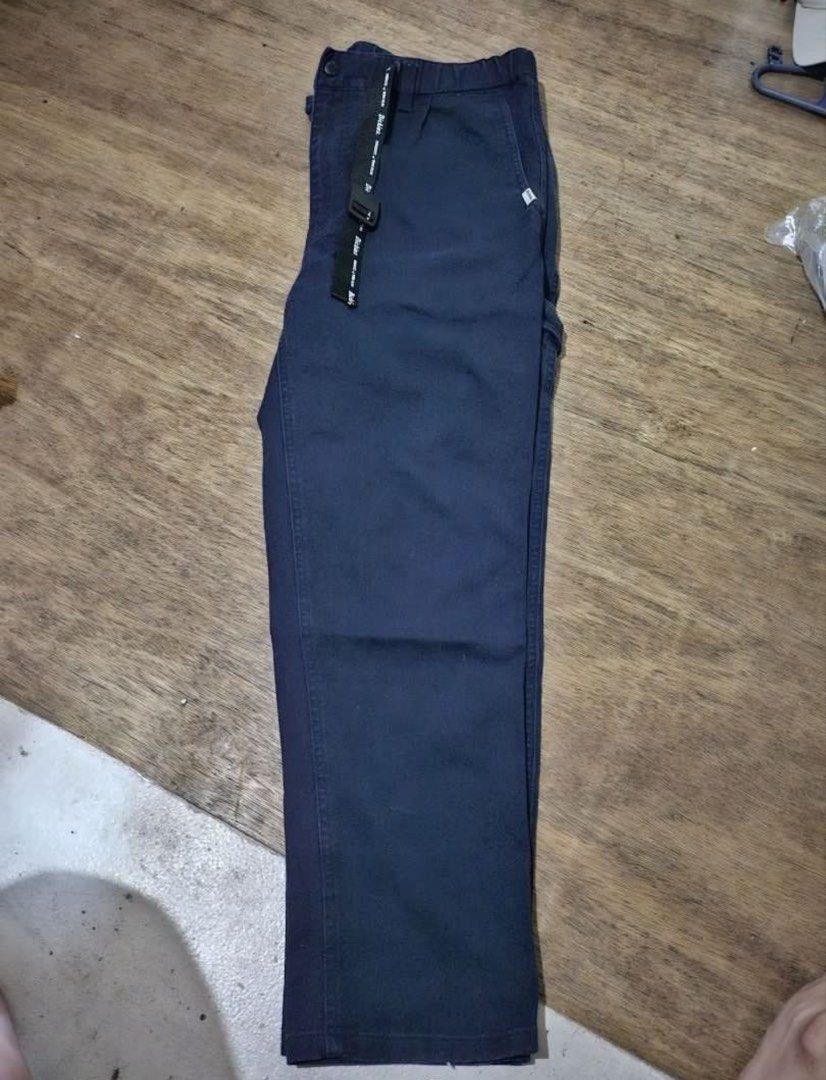 Dickies Navy Blue Cargo Pants X-Large (Category: Trousers) located in Manila. Submitted by ledone987931 (Listing ID 1460098248, Image 3). Description: - Navy blue Dickies cargo pants - Size: X-Large - Elastic waistband with belt for a comfortable fit - Multiple pockets for ample storage - Made from durable workwear material - Ideal for everyday wear or work activities.