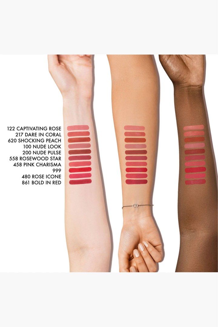 DIOR Rouge Dior On Stage Ink Blur (NEW) (Category: Makeup) located in Bulacan. Submitted by shopwithme_23 (Listing ID 1459944004, Image 2). Description: PRE-ORDER‼️1-2 weeks ETA from 🇰🇷 💯authentic (money back guaranteed if proven fake) •with box •with dior paper bag SHADE: 122 217 620 100 200 558 458 999 480 861 ₱3,200 onlyyy!!!.
