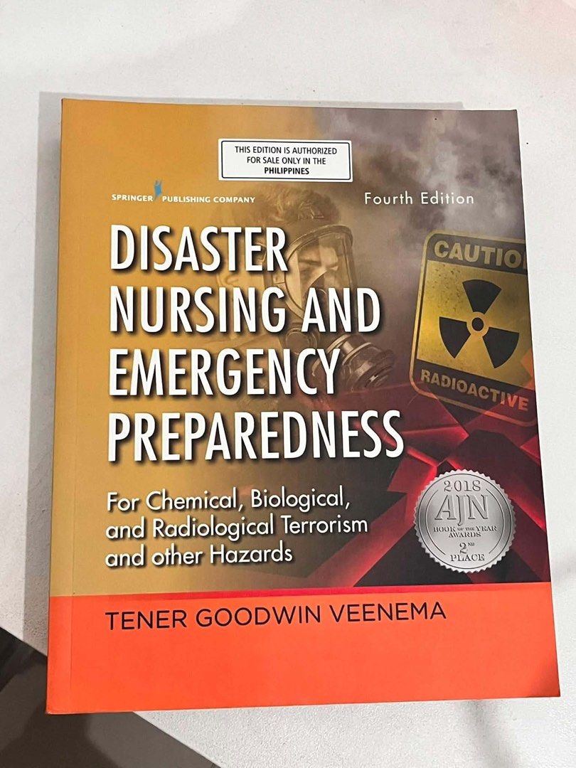 Disaster Nursing and Emergency Preparedness Fourth Edition Book (Category: Assessment Books) located in Caloocan City. Submitted by bnsts (Listing ID 1459932524, Image 1). Description: rfs: graduate na - no highlights - no name - no scratch - complete pages - never nagamit .