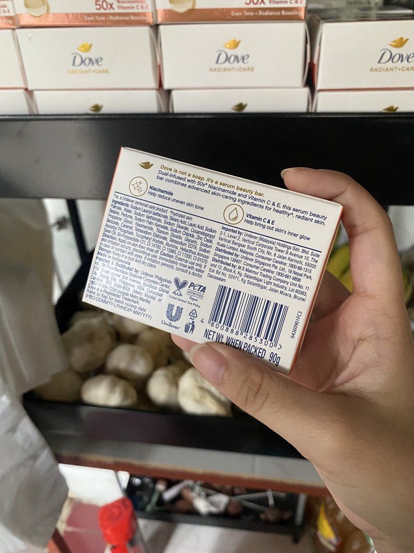 Dove Radiant Care Serum Bar (Category: Sanitary Hygiene) located in Calamba. Submitted by elibookstore (Listing ID 1459997292, Image 2). Description: 𝐃𝐨𝐯𝐞 𝐑𝐚𝐝𝐢𝐚𝐧𝐭 + 𝐂𝐚𝐫𝐞 𝐒𝐞𝐫𝐮𝐦 𝐁𝐚𝐫 🫧 🛁 ₱70 per piece 🛁 ₱𝟐00 for 3 pieces (Mall & online prices usually run from ₱94 each / ₱250 for 3!) ✔️Guaranteed authentic (Direct from Unilever Warehouse) ✔️ Stock is limited ✔️ Discount will be given for sure buyer MOP: MariBank MOD: J&T or
