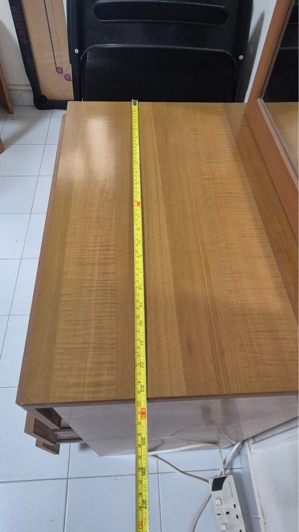 Dressing Table (Category: Other Home Furniture) located in Singapore. Submitted by redclown69 (Listing ID 1460068274, Image 3). Description: Dressing table with images of measurements. Kindly make own arrangements for self collection. .