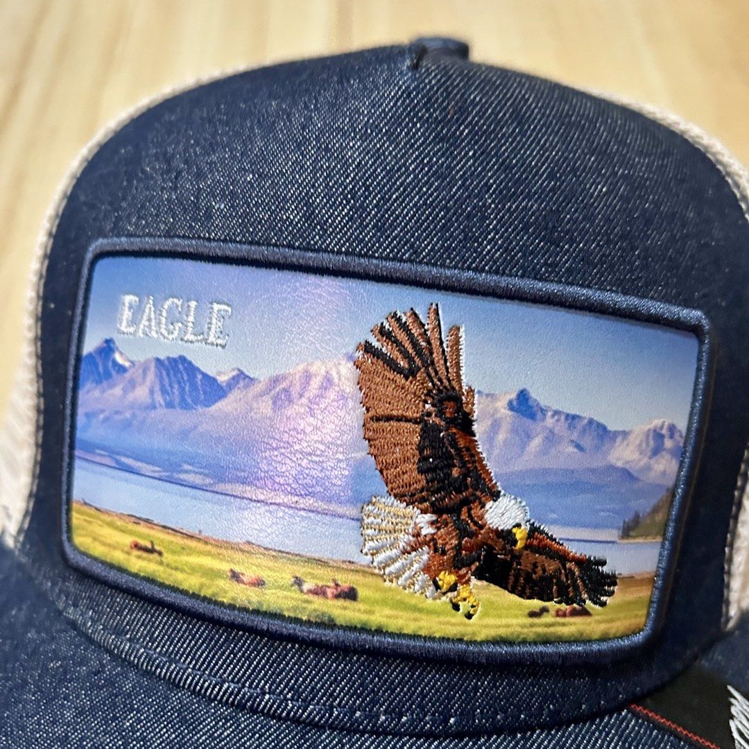 Eagle The Farm Trucker Cap (Category: Caps & Hats) located in Manila. Submitted by thrifto1 (Listing ID 1460059918, Image 2). Description: Plaridel Bulacan loc Detailed pictures posted 450 only As new condition Adult size | Adjustable.
