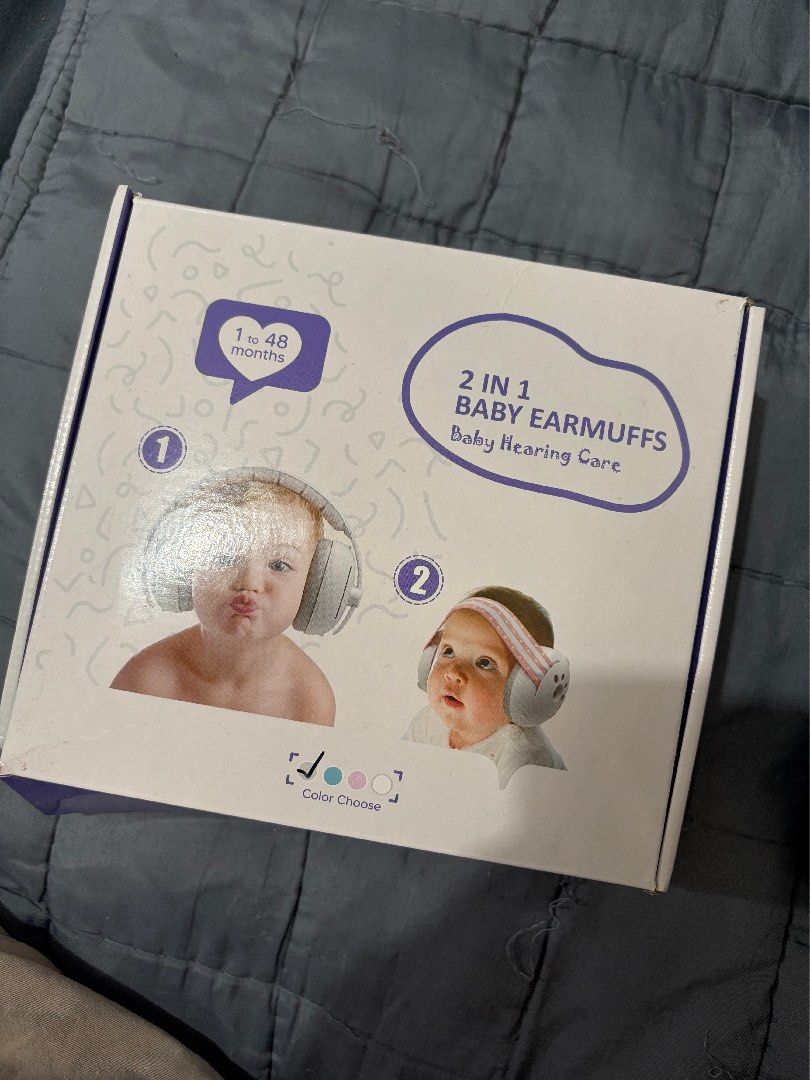 Ear muff for babies (Category: Other Babies Going Out Needs) located in Dasmarinas. Submitted by heybeyyy (Listing ID 1459913593, Image 3). Description: Used once. Perfect to protect baby’s ears from loud noise. .