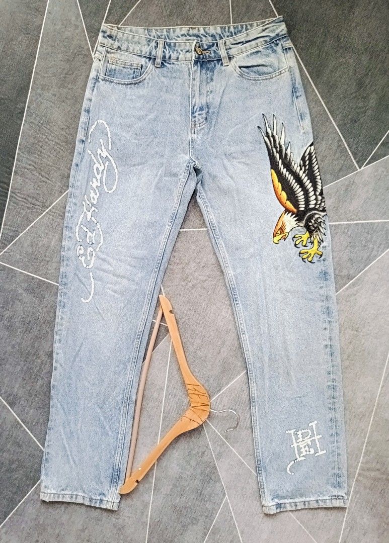 Ed Hardy Jeans (Authentic) (Category: Jeans) located in Cebu City. Submitted by renzecamingay (Listing ID 1460037332, Image 3). Description: Ed Hardy Jeans Excellent Condition Medium fit Waist 32 Length 42 950 Plus ship Only Thank you and GOD bless ☺️.