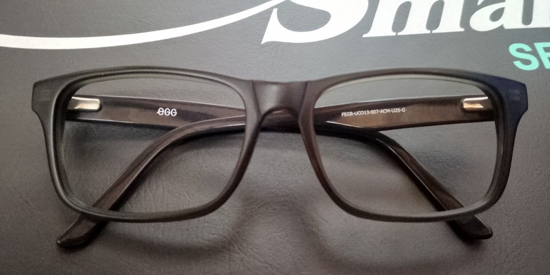 EGG Eyeglasses Frame (FREE: Eyeglasses) (Category: Sunglasses & Eyewear) located in Baguio. Submitted by monsterdog007 (Listing ID 1459852020, Image 1). Description: Palagyan niyo na lng ng Lens depende sa grado niyo Very Good Condition Outside Baguio Payment thru Gcash Shipping thru Lbc or Jrs.