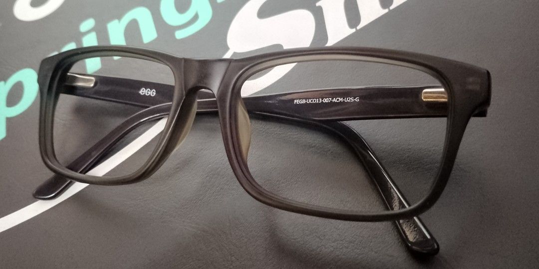EGG Eyeglasses Frame (FREE: Eyeglasses) (Category: Sunglasses & Eyewear) located in Baguio. Submitted by monsterdog007 (Listing ID 1459852020, Image 3). Description: Palagyan niyo na lng ng Lens depende sa grado niyo Very Good Condition Outside Baguio Payment thru Gcash Shipping thru Lbc or Jrs.