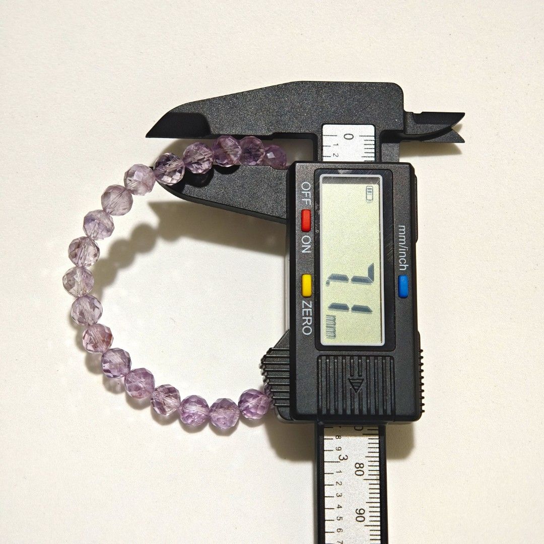 Faceted Amethyst Bracelet Gem Cut (Category: Bracelets) located in Makati City. Submitted by lily.lala (Listing ID 1460032359, Image 2). Description: Faceted Amethyst Bracelet Gem Cut - unused personal collection Payment: gcash/bank Delivery: lalamove/grab/lbc Rfs: downsizing.