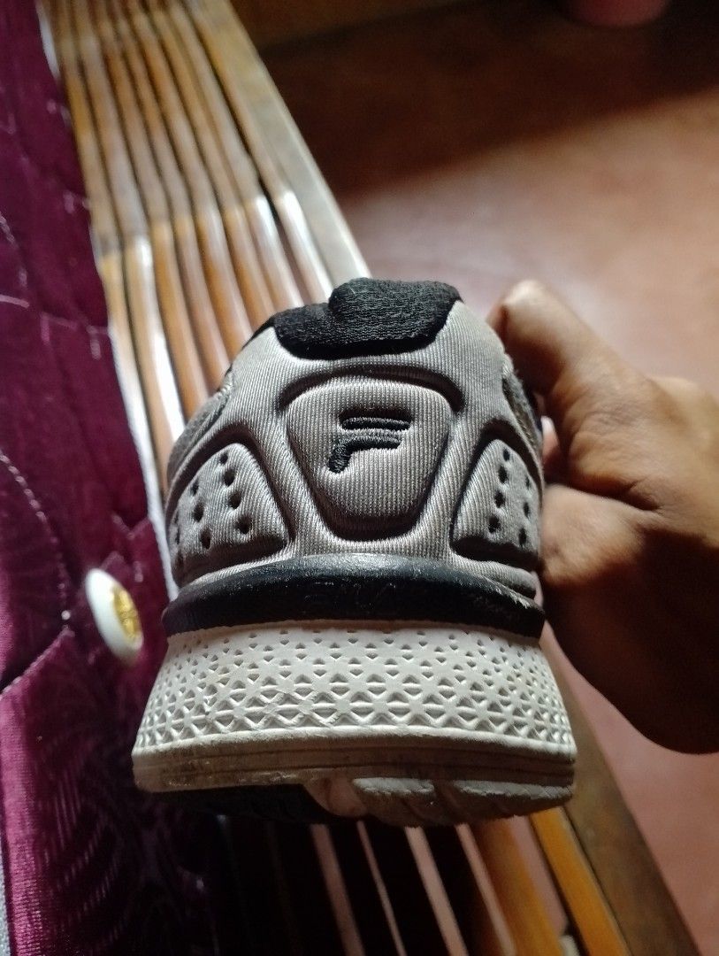 Fila Grey Running Shoes size 9 (Category: Sneakers) located in Manila. Submitted by paul281 (Listing ID 1459988534, Image 1). Description: - Grey Fila running shoes - Perfect for jogging or everyday wear - Soles show some wear but retain plenty of grip - Laces are included - Ready for your next run!.