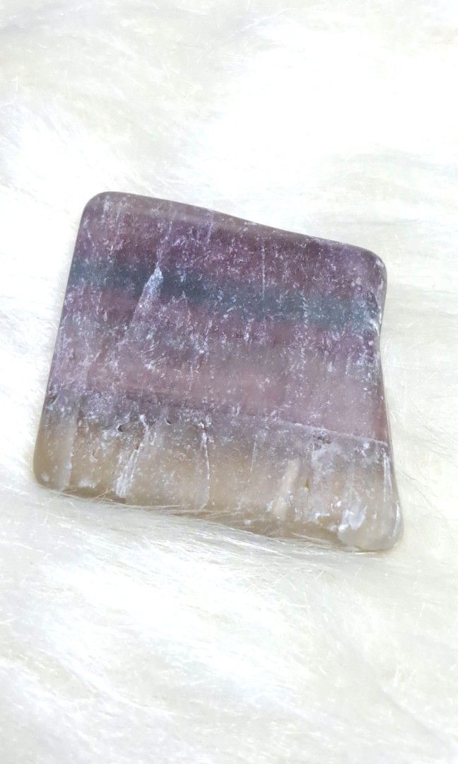 Fluorite slab (Category: Cases & Sleeves) located in Quezon City. Submitted by crystallinehaven (Listing ID 1460100326, Image 2). Description: Natural Flourite Gemstone ♦️1 pc only ♦️p380 neg -can be wired as pendant or charm 💎READ FIRST THANKS💥 "I am letting go of My Personal Collections and some i hoarded because of my love for Crystal energies." ❣️These are the Only available Collections I have starting back 2010 to 2026. And after 16yrs its