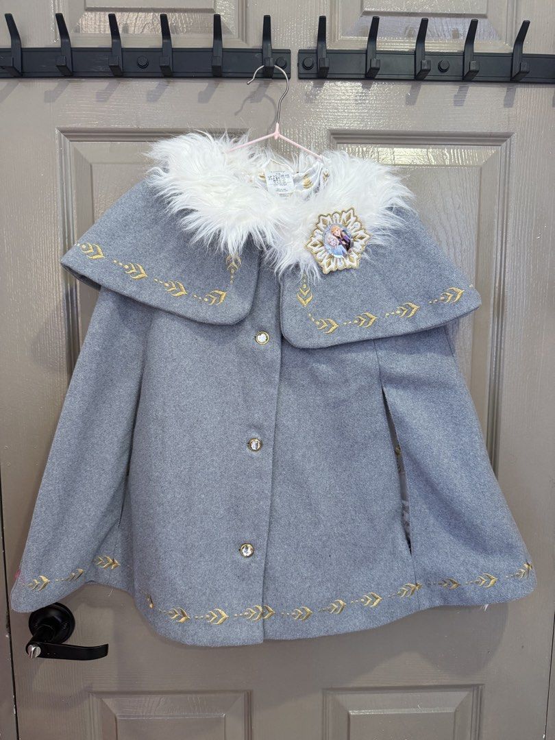 Frozen Elsa Disney Cape Winter Outfit (Category: Babies & Kids Fashion) located in Cavite. Submitted by littleskye.ph (Listing ID 1460079293, Image 1). Description: Disney Frozen Cape for Kids. Good use for Disneyland Japan / Hogkong winter season and pair with Elsa dress! Used once for our Japan trip and in excellent condition! .