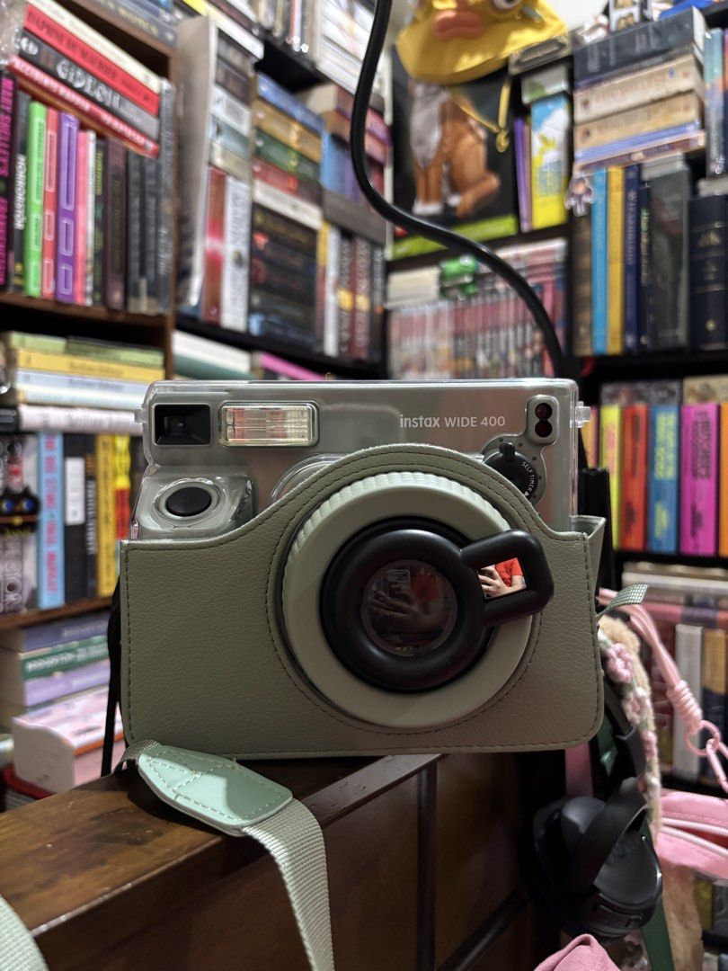 Fujifilm INSTAX Wide 400 (Category: Cameras) located in Manila. Submitted by paatuhod (Listing ID 1460092250, Image 1). Description: With 5 films inside, barely used. I’m going to sell either this or my Wide Evo, whichever sells first. Includes: clear case, as photographed Sage green case, as photographed Box All accessories RFS: decluttering, need cash MoP: GCash MoD: Grab/Lala if Metro Manila (shipping from Katipunan, QC), LBC if province.