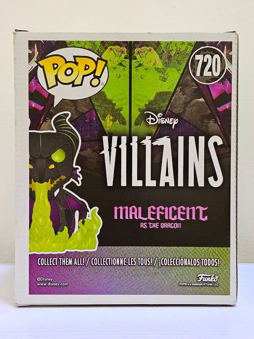 FUNKO POP MALEFICENT DRAGON FORM (Category: Designer & Blind Box Toys) located in Marikina City. Submitted by vtoyscollectibles (Listing ID 1460042638, Image 2). Description: 𝗗𝗘𝗧𝗔𝗜𝗟𝗦: Box Condition: 9/10 Glow in the dark Location: Marikina Actual photos posted 𝗣𝗔𝗬𝗠𝗘𝗡𝗧: BDO or GCash 𝗦𝗛𝗜𝗣𝗣𝗜𝗡𝗚: Via Lalamove.
