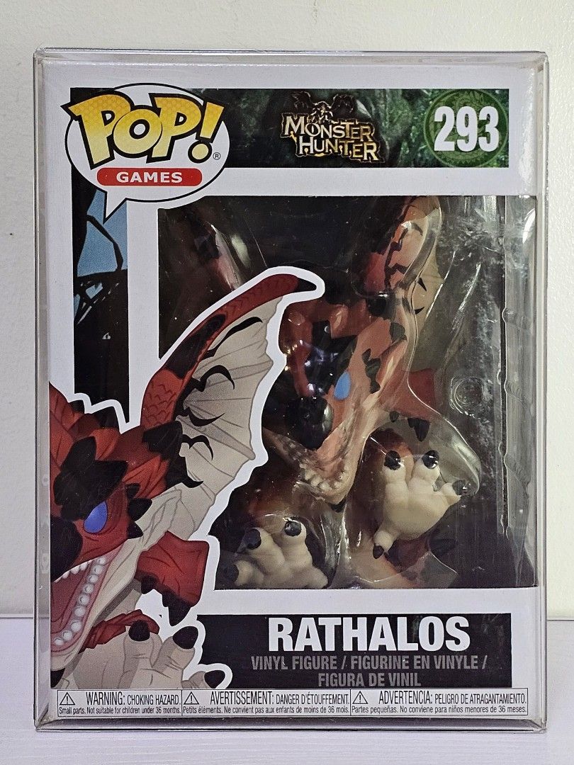FUNKO POP MONSTER HUNTER RATHALOS (Category: Designer & Blind Box Toys) located in Marikina City. Submitted by vtoyscollectibles (Listing ID 1460037277, Image 1). Description: 𝗗𝗘𝗧𝗔𝗜𝗟𝗦: Box Condition: 9.5/10 With protector Location: Marikina Actual photos posted 𝗣𝗔𝗬𝗠𝗘𝗡𝗧: BDO or GCash 𝗦𝗛𝗜𝗣𝗣𝗜𝗡𝗚: Via Lalamove.
