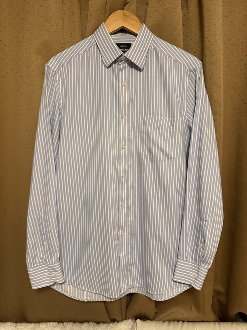G2000 striped shirt large (Category: Formal Shirts) located in Cavite. Submitted by _solidolo (Listing ID 1459952975, Image 2). Description: 30.5 x 21 25 sleeves .