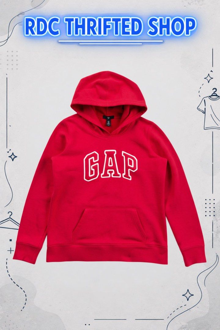 Gap Hoodie (Category: Coats, Jackets and Outerwear) located in Las Pinas. Submitted by rdcthriftedshop (Listing ID 1460042787, Image 1). Description: 📦 GAP Hoodie Jacket Size extra small on tag but can fit to Small to semi medium for girl Width: 18 Length: 22.5 Color rate: 10/10 Condition: Good As New Condition No Issue.