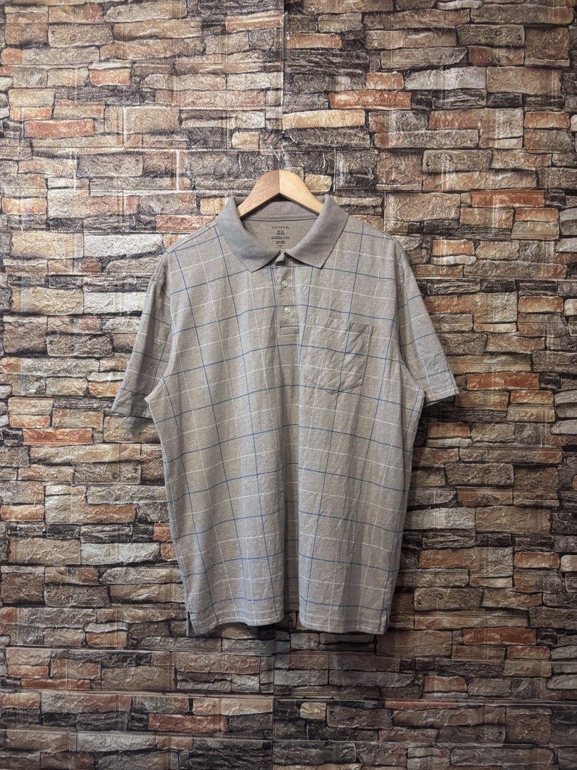 GEORGE STRIPE BROWN POLO SHIRT (Category: Tshirts & Polo Shirts ) located in Davao. Submitted by angelothriftfinds (Listing ID 1460072559, Image 1). Description: GEORGE brand new condition dimension: 24.5” W | 29” L fit: 2XL size issue: none mine: ₱250.