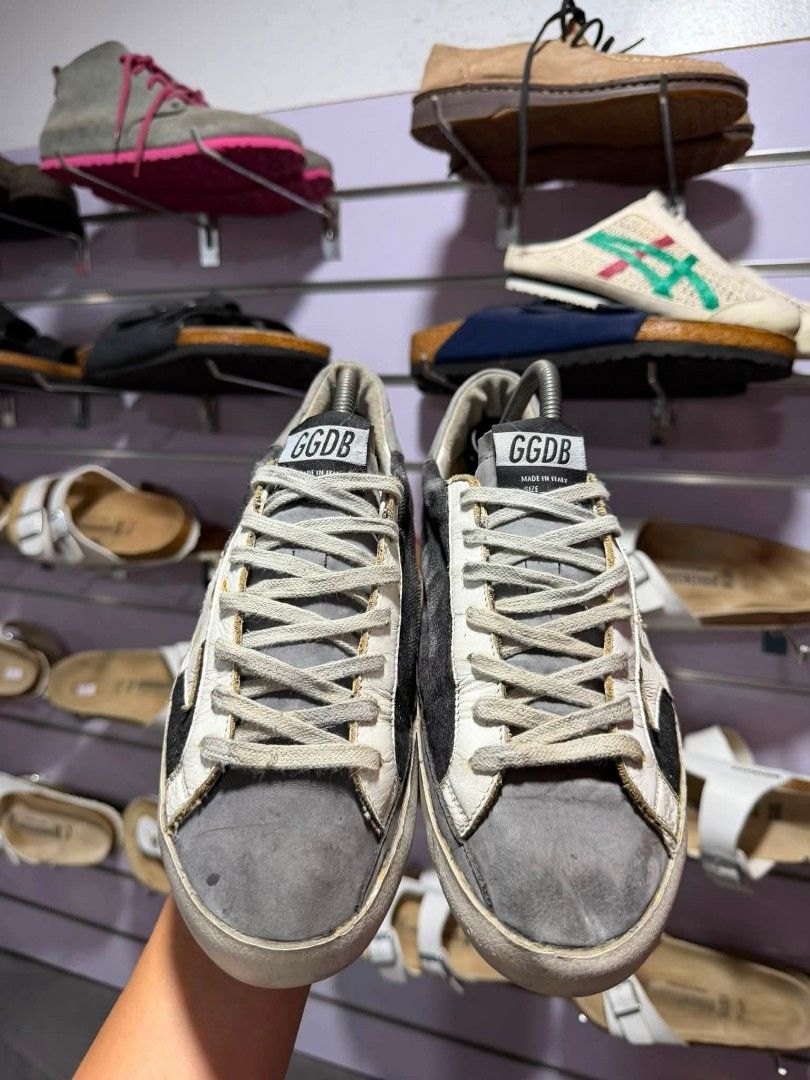GGDB BLACK COLOR STAR-WHITE (Category: Sneakers & Footwear) located in Davao. Submitted by gg_buynsell (Listing ID 1460071575, Image 1). Description: AUTHENTIC GGDB SHOES. SIZE 41, SLIGHTLY USED ONLY VERY GOOD CONDITION. PM FOR PRICE! TORIL/DAVAO LOCATED.