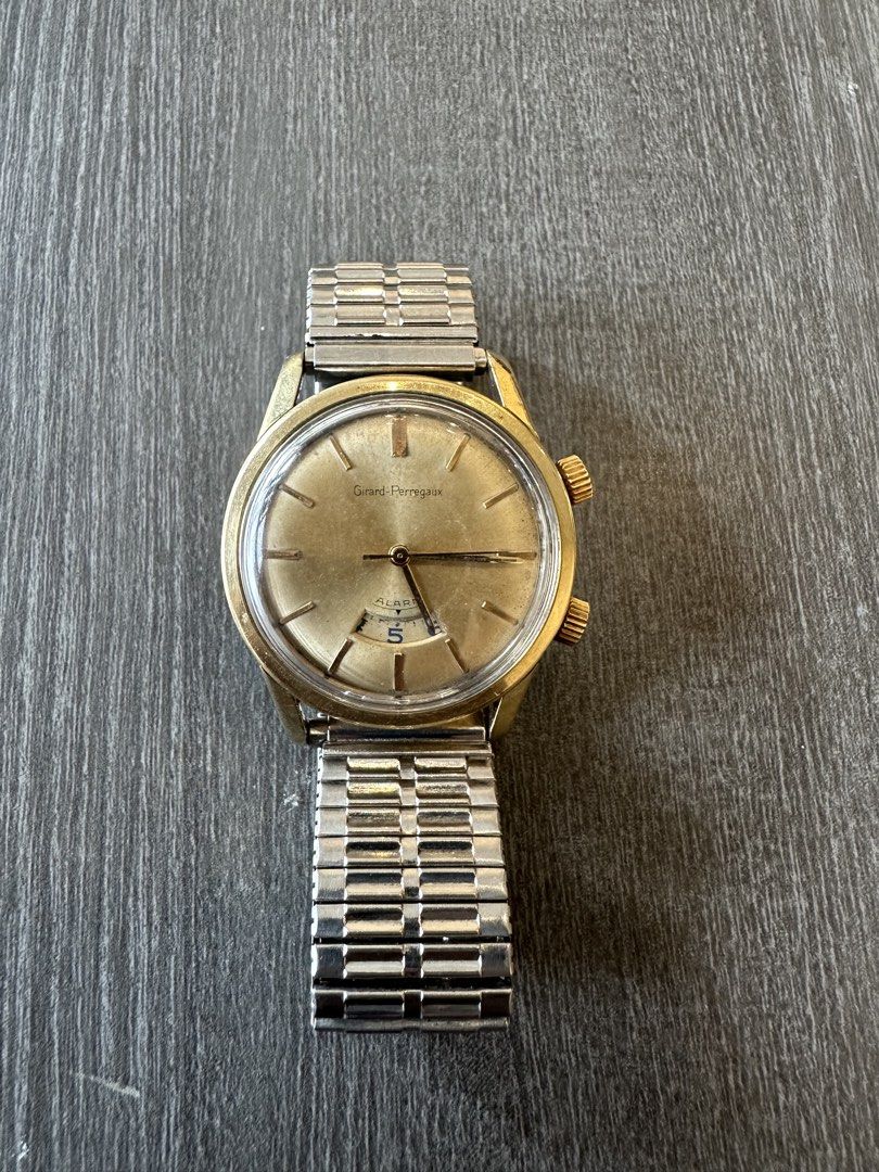 Girard-Perregaux Alarm watch (Category: Men's Watches) located in Manila. Submitted by marcosduen60415 (Listing ID 1459991257, Image 1). Description: For Sale Girard-Perregaux Alarm watch from 1960. All Original and Good Condition. Message sa interested. ✔️‼️🙏.
