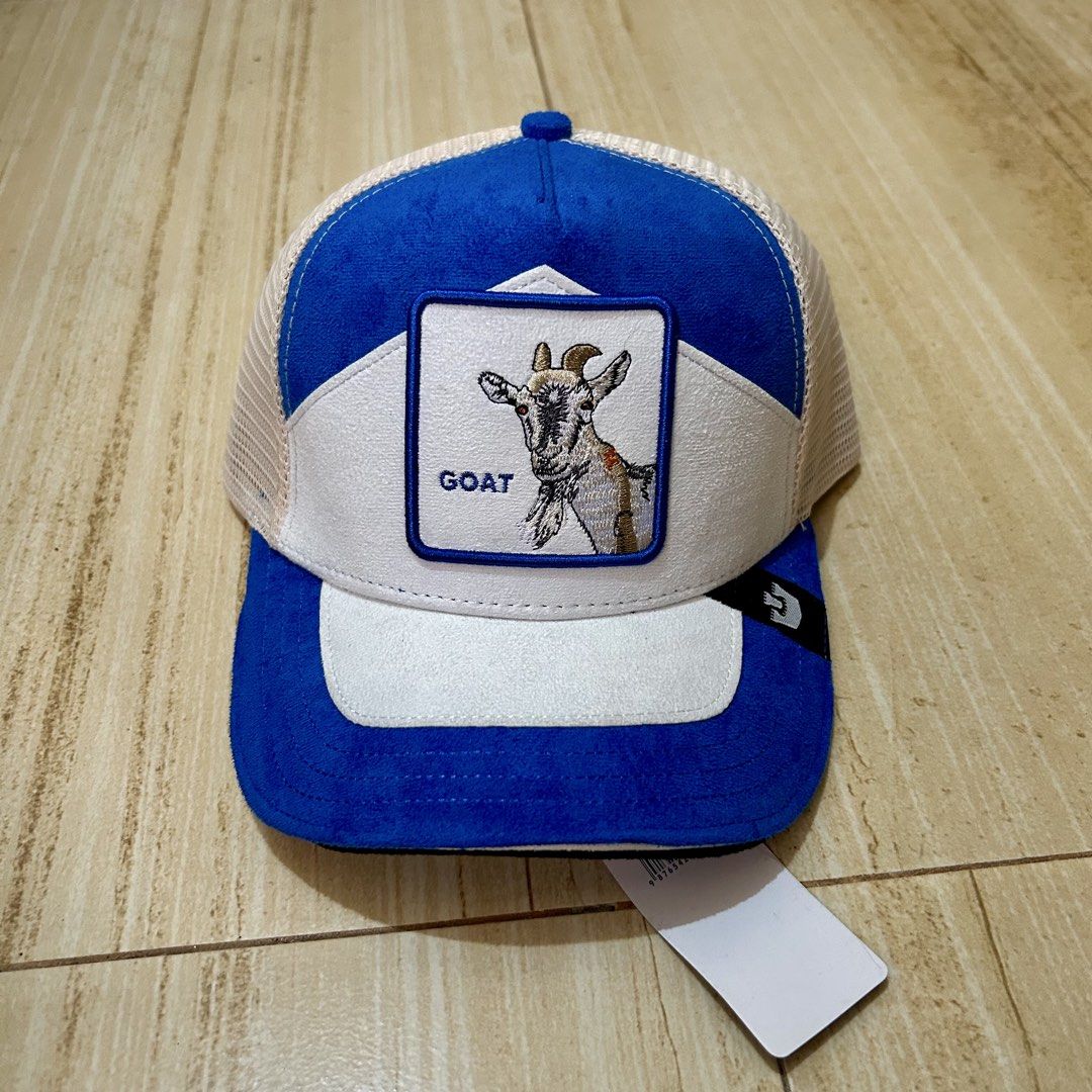 Goat The Farm Trucker Cap (Category: Caps & Hats) located in Manila. Submitted by thrifto1 (Listing ID 1460057578, Image 1). Description: Plaridel Bulacan loc Detailed pictures posted 450 only As new condition Adult size | Adjustable.