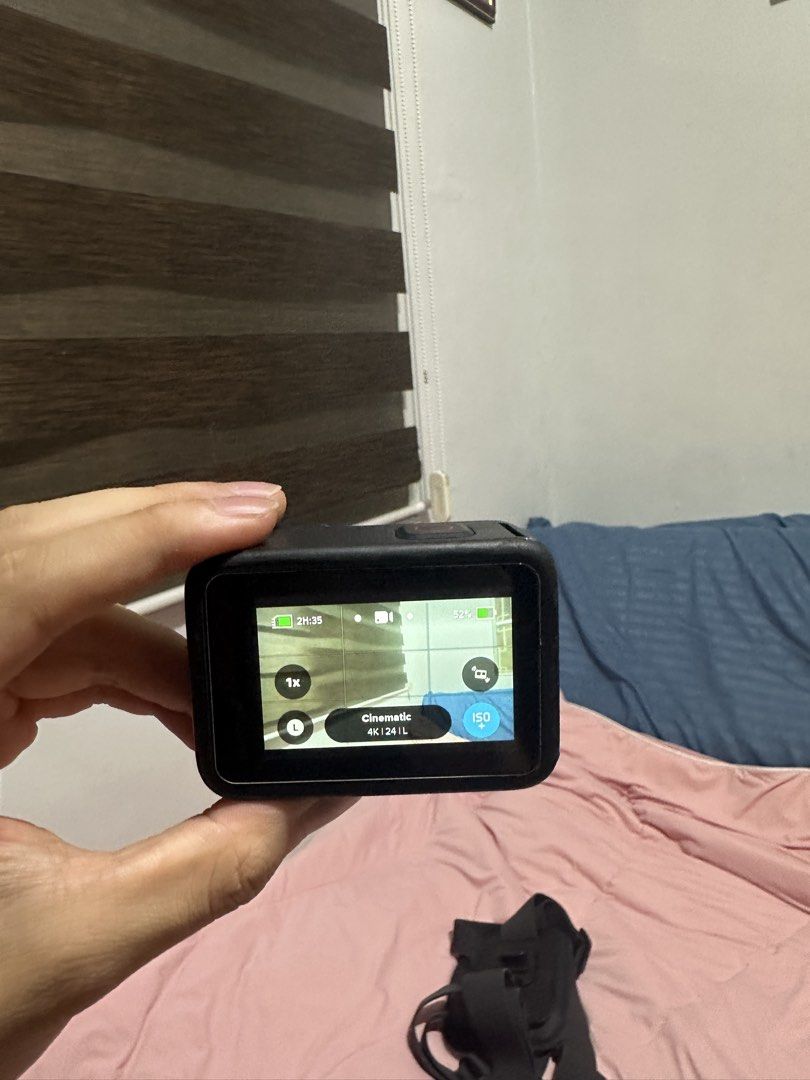 Gopro Hero 9 with Chest Mount + Accessories (Category: Video Cameras) located in Manila. Submitted by lxthr.arvs (Listing ID 1460076306, Image 2). Description: Includes the following: • Gopro unit • Battery • Chest Mount • Other Accessories Reason for Sale: Helping a friend. For video samples, dm me.