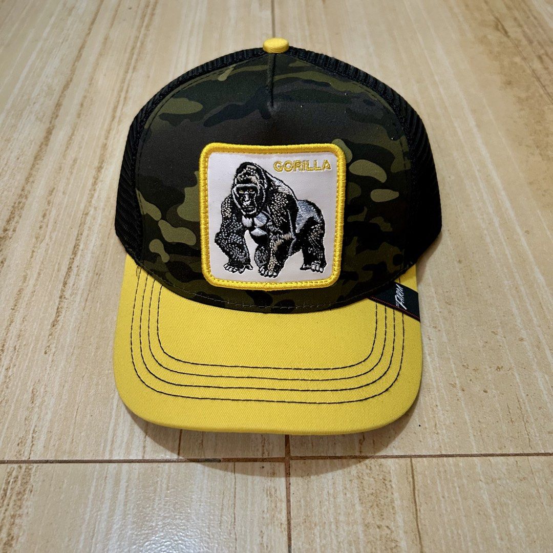 Gorilla The Farm Trucker Cap (Category: Caps & Hats) located in Manila. Submitted by thrifto1 (Listing ID 1460060120, Image 1). Description: Plaridel Bulacan loc Detailed pictures posted 450 only As new condition Adult size | Adjustable.