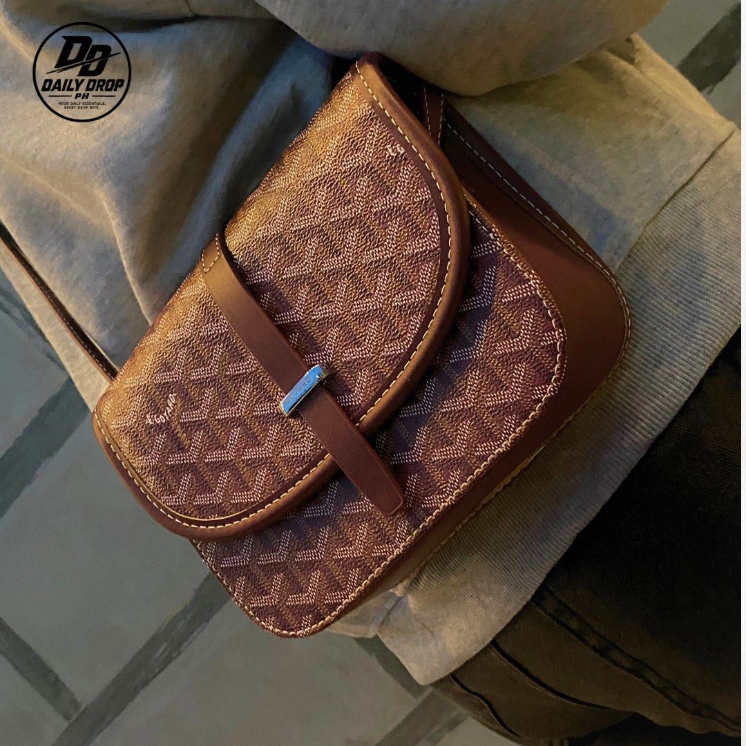 Goyard Belvedere Sling Bag (Category: Cross-body Bags) located in Cabuyao City. Submitted by dailydrop_onyx (Listing ID 1459957898, Image 2). Description: 👜 BELVEDERE BAG — ₱950 Clean, sleek, and versatile. Perfect for everyday essentials and easy to pair with any fit. 📍 Meet ups: Calamba, Cabuyao & Sta. Rosa 🚚 Nationwide shipping available 📩 Message Daily Drop PH to reserve yours. 🤝.