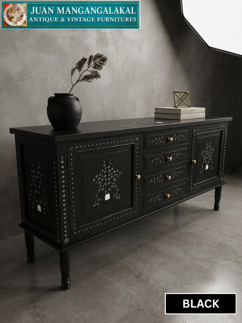 GP. 6FT BUFFET TABLE (Category: Other Home Furniture) located in Manila. Submitted by abachejohn85405 (Listing ID 1459935538, Image 3). Description: 🎨 CUSTOM COLOR REQUEST AVAILABLE! Want to give your vintage furniture a different look? We now accept custom color change requests! ✨ Choose from our available colors: 🤎 Natural – brings out the beauty of the wood grain 🤎 Dark Brown – rich, warm, and elegant 🖤 Black – bold, classic, and sophistic