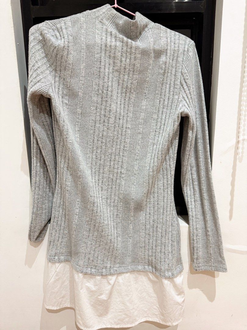 Gray Sweater Dress Size S/M (Category: Dresses) located in Manila. Submitted by strawberrymelo (Listing ID 1460083296, Image 2). Description: .