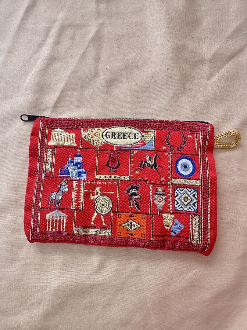 Greece Canvas Coin Purse (Category: Wallets & Card holders) located in Valenzuela. Submitted by shopbychacha (Listing ID 1459945591, Image 2). Description: Greece Canvas Coin Purse Brand new. Never been used.