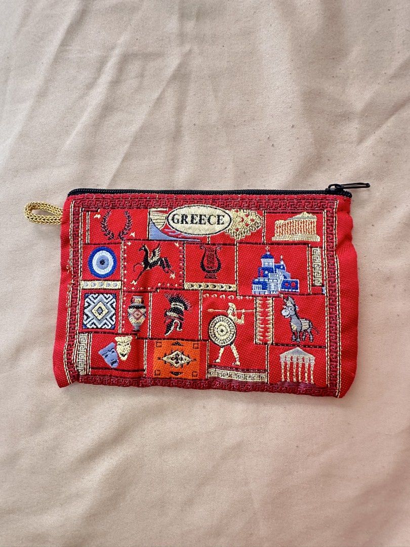Greece Canvas Coin Purse (Category: Wallets & Card holders) located in Valenzuela. Submitted by shopbychacha (Listing ID 1459945591, Image 1). Description: Greece Canvas Coin Purse Brand new. Never been used.