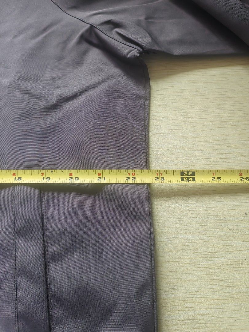 Grey Zip-Up Jacket (Category: Coats, Jackets and Outerwear) located in Quezon City. Submitted by brycine022416 (Listing ID 1460062585, Image 3). Description: - Grey zip-up jacket - Collared neckline with full zip closure - Two side pockets - Elasticated cuffs and hem - Ideal for layering - Measurements: Length approx. 26 inches, Pit to pit approx. 22 inches.