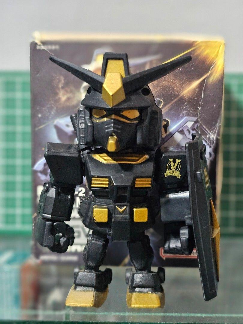 Gundam RX 78 mcdonalds qmsv (Category: Gundam & Model Kits) located in M'Lang. Submitted by brawlersgallery8080 (Listing ID 1460104861, Image 3). Description: -gundam mcdonalds special qmsv -comes with box -box has dents but the figure overall is still in very good condition -Authentic -complete with Sheild MOD: JNT (SF shouldered by the buyer) MOP: GCASH.