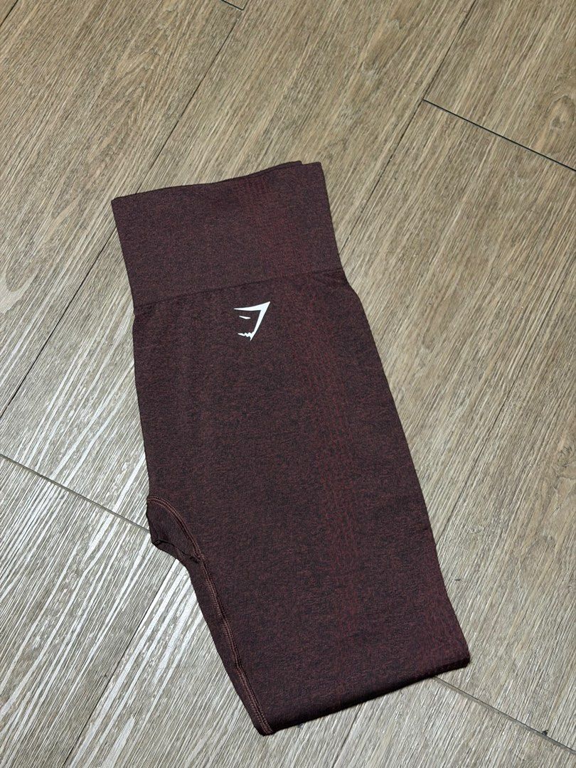 Gym Shark Leggings (Brown) (Category: Activewear) located in Quezon City. Submitted by iancatherine (Listing ID 1460060746, Image 2). Description: Gym Shark Brown Leggings .