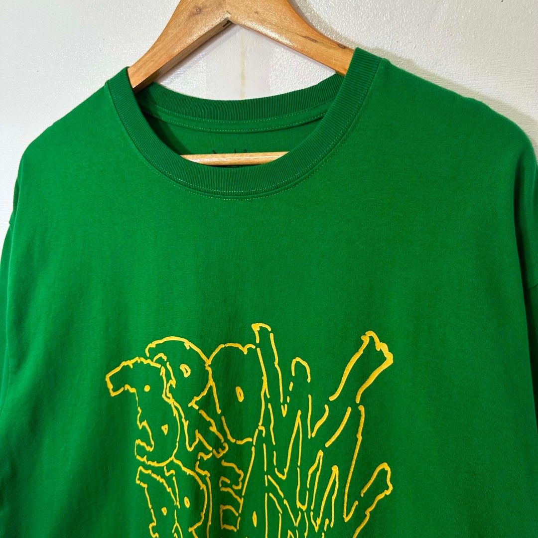 #H620 Brown Breath Oversized Wrap Tee (Green) (Category: Activewear) located in Tagum. Submitted by eightrags (Listing ID 1460092771, Image 3). Description: #H620 Brown Breath Oversized Wrap Tee (Green) XL 24 W 32 L Excellent condition.