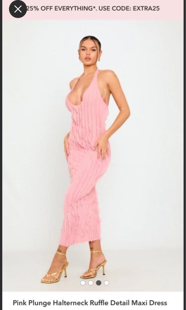 Halter Ruffle Dress - XS to S (Category: Dresses) located in Cebu City. Submitted by ChaKoleksyon (Listing ID 1459929430, Image 3). Description: This bodycon dress is sooo soooo gorgeous! Hard to let go huhu amponin niyo na :) Best Fit XS to Small. Na awra ko lang once 🥰.