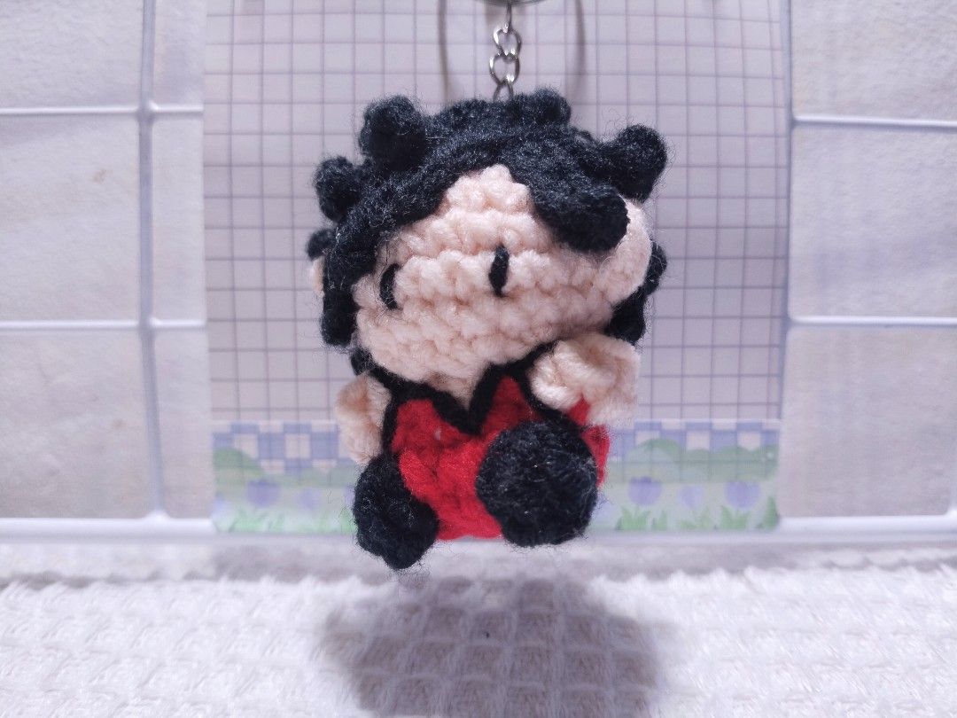 Handmade Crochet Anime Character Keychains (Category: Handmade Craft) located in Manila. Submitted by mochiimochiisells (Listing ID 1459927388, Image 3). Description: - Cute handmade crochet keychains - Each keychain features a different anime character - Perfect for decorating bags, backpacks, or keys - Makes a great gift for anime fans - Unique and charming accessory.