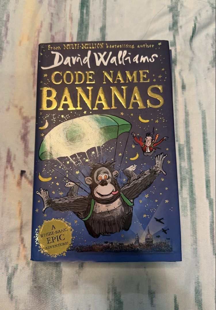 Hard bound - Code Name Bananas by David Walliams (Category: Storybooks) located in Manila. Submitted by eithne128 (Listing ID 1460028433, Image 1). Description: - Title: Code Name Bananas by David Walliams - Genre: Epic Adventure - Author: Multi-million bestselling author - Ideal for: Young readers who love action and fun stories - Key Features: Whizz-bang adventure, exciting read.