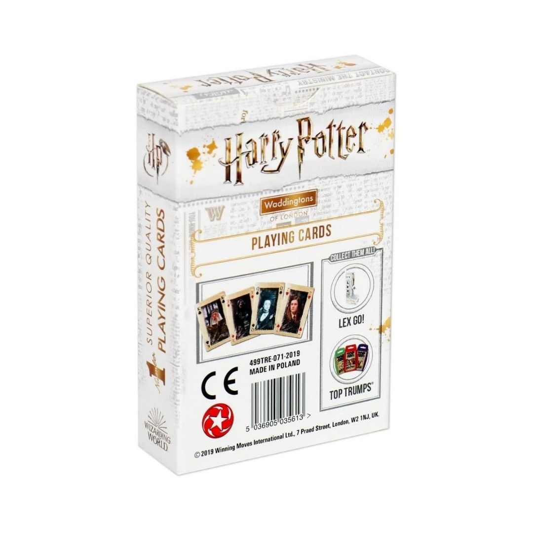 Harry Potter Waddingtons Number 1 Playing Cards | Waddingtons of London (Category: Board Games & Puzzles) located in Taguig. Submitted by realmshop (Listing ID 1459972805, Image 2). Description: This brand new pack of Waddingtons Number 1 playing cards features Harry Potter and all his friends from Hogwarts, including Ron, Hermione, Ginny and Neville. Key Features: Harry Potter fans can now play with this brand new bespoke Waddingtons Number 1 pl